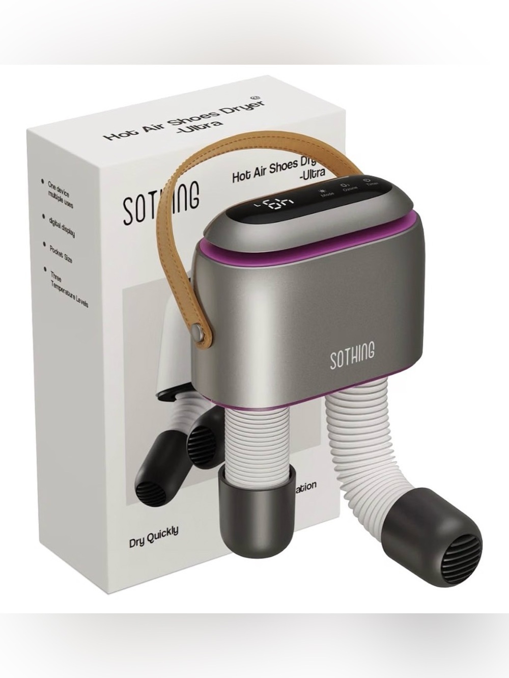 Shoe & Boot Dryer with Extendable Hoses